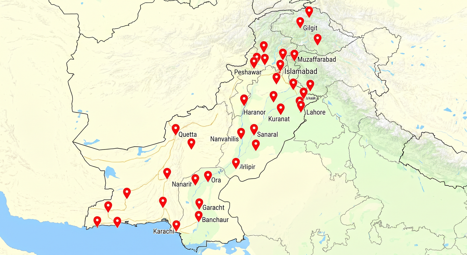 Sogo Track GPS tracking services available in major cities of Pakistan
